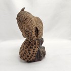Vintage 1970 s Chinese Shiwan Pottery Owl Figurine