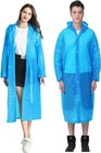 Unisex Adult Waterproof Raincoat Rain Coat Hooded Jacket Poncho Rainwear Camping