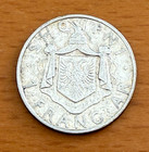 Albania 1935 Silver Frang Ar Au Zog I