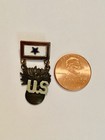 Ww1 Us Military Enamel Service Pin