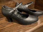 Capezio Women   s Black Mary Jane Heels Size 81 2 W Manhattan Xtreme Tap Shoe 657 