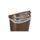 Umbra Brim 13 Gal Bronze Plastic Step On Trash Can 084200-125