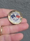 Old Vintage 1941 Wwii Era Ny Canada Lake George Advertising Pin Button Pinback