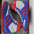 Adidas Combat Speed 4 Wrestling Shoes Size 12 Red White Blue