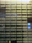 5 Inch Silicon Wafer With Gold-colored Die  As Pictured