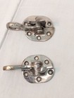 Lot Of 2 Or A Pair Of Vintage Chrome Window Sash Latch Lock Hardware 