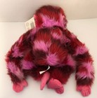 2000 Animal Alley Gorilla Monkey Ape Red Pink Shaggy Plush Nwt Toys R Us T6