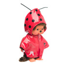 Monchhichi Lady Bug 7  Plush Toy - Classic Collectible Thumb-sucking Monkey
