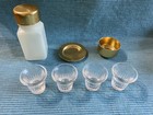 Euc Deluxe Communion Set In Wooden Travel Case For Church Or Sanctuary 8 In