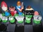 Unique Gift Idea Handcrafted Pink Floyd Vs the Wall Animated Art Chess Set 
