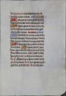 Illuminated Manuscript On Parchment Leaf From A Book Of Hours Around 1500  068 