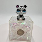 Littlest Pet Shop Lps  2363 Saber Tooth Tiger Blue Eyes Black   White Walkables