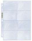 100 Ultra Pro Platinum 8-pocket Pages Protector Vintage Bowman Card Coupon Sheet