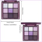 Eye Shadow Palettes Makeup dark Purple Plum Lavender Mauve Smoky Eyeshadow Palet
