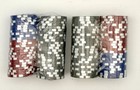 Vintage Camel Casino Las Vegas Poker Chips Lot Of 2 New Sealed Red Blue Grey