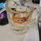 Vintage A w Mini Short Root Beer Mug W  Orange Us Map And Oval Logo  4 1 2  Tall