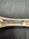 Antique Wallace Sterling Silver Floral 1902 Serving Fork Art Nouveau Monogram 8 