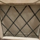 Antique Reclaimed Wood Window Sash Diamond Leaded Glass Lattice  Square