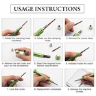 Small 6 In 1 Screwdriver Black Micro Screw Cellphone Repair Set For Electronics