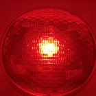 Vtg Kopp Red Traffic Signal Light Lens  8 3 8    Glass Lens Tl-4655