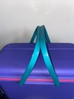Vtg Eagle Crafts Or Sewing Tote Storage Organizer  Tray  Purple Usa Large