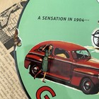 Vintage Texaco Gasoline Oil Gas Station Pump 12 Inch Porcelain Enamel Sign