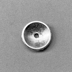 Large Dotted Round Bead Caps 15 5x3 5mm Antique Silver Plated Alloy Q40 Per Pkg