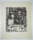 Pierre Bonnard Le Menu Matted Art Print Lithograph 14    X 17    French Restaurant 