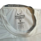 Nike Pro Combat Mens Size Xl Long Sleeve White Shirt 533332 100 Compression