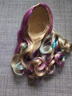 Truly Me 110 Wig D Blonde Hair Pink Blue Highlights American Girl Doll Custom