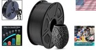 Pla 3d Printer Filament Black 1 75mm 1kg Neatly Wound High Accuracy