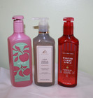 3pc Bath   Body Works Cleansing Gel Hand Soap  Apple  Vanilla  Candy Apple 8oz