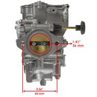Air Filter And Carburetor Kit For Yamaha Terra Pro 350 Yfp350 1988