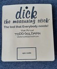 Rare Todd Goldman Art Dick The Measuring Tape Stick Penis Sealed Nos Novelty Nip