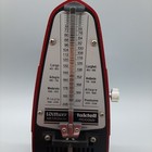 Vintage Wittner Taktell Piccolo Metronome Wind Up Burgundy Made In Germany