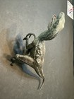 2005 Papo Velociraptor Raptor W moveable Jaw Dinosaur Brown   Green Figure 