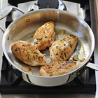 All-clad D5 Polished Stainless-steel 4-qt  Deep Saut   Pan With Lid