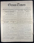     Original 1938 Rms Queen Mary Ocean Times Ocean Liner Newspaper