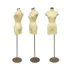 Female Dress Form Mannequin Pinnable Torso With Adjustable Metal Base
