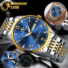 Luminous Men Watch Stainless Steel Quartz Classic Business Waterproof Wristwatch