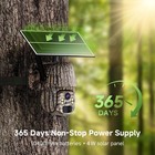 Gmox 4g Lte Solar Power Camera   hunting Trail Camera 2k View Color Night Vision
