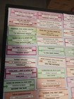 200 Jukebox Title Strip Lot Whitney Houston Mr Big Radiohead Young Mc Hall Oates