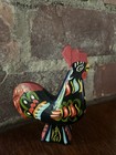 Vintage Swedish Dala Rooster Black 5 In  Excellent Condition