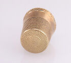 Antique Vintage Estate 10k Yellow Gold Thimble 3 2g