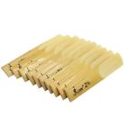 10pcs Alto Saxophone Lade Bamboo 2-1 2sax Reed Strength 2 5 With Transparent Box