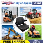 Universal Forklift Seat Tractor Seat Riding Mower Seat With Armrest   Safe Belt