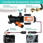 Rv Macerator Pump 12v 12gpm Suction 3 2 Feet Lift 10 Feet With Garden Hose