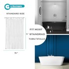 Clear Peva Plastic Shower Curtain Liner Premium Light Weight 72  X 72  Transp   