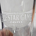 Lot Of 2 Seattle 2001 All Star Game Mlb Frosted Logo Pepsi 16 Oz Glasses