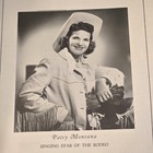 1955 Rodeo Program Patsy Montana Rochester Ny Souvenir